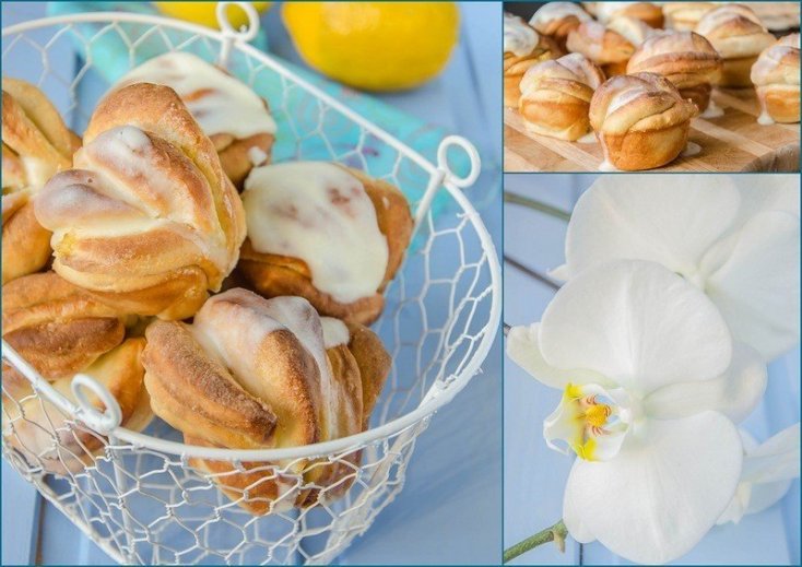 Булочки з лимоном і глазур'ю Булочки з лимоном і глазур'ю