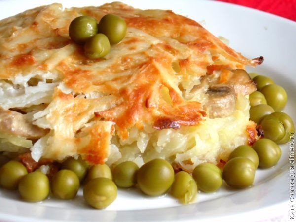 Картопляний пиріг з грибами Картопляний пиріг з грибами