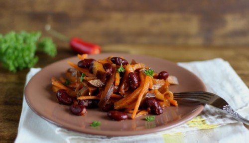 Баклажаны с фасолью на зиму Баклажаны с фасолью на зиму